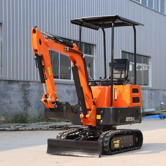 Huyee Factory Crawler Euro 5 EPA 4 Двигатель 1,8 тонны Маленький экскаватор 1 тонна 2 тонны 3,5 тонны Гидравлические строительные экскаваторы 1800 кг Мини-экскаватор для продажи Цены с большим пальцем